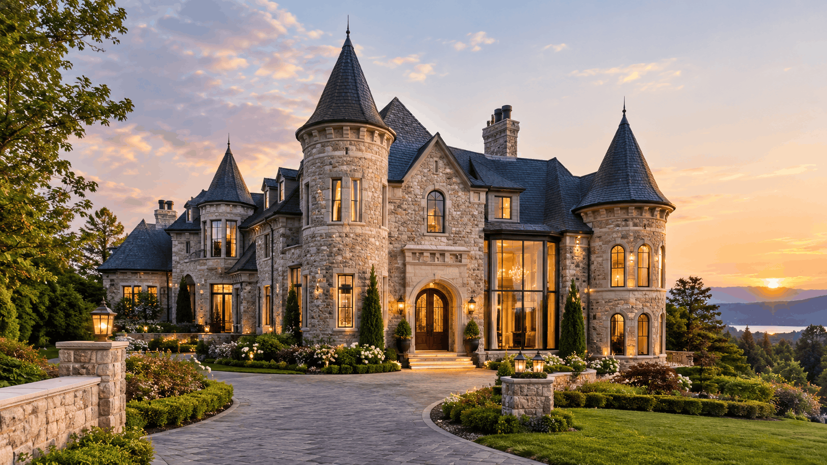 modern castle house, theluxurytrend.com, The Luxury Trend